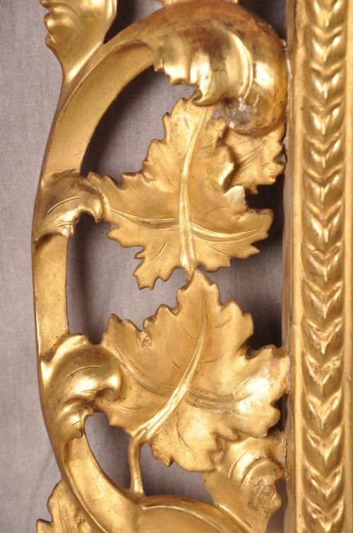 LARGE EARLY 19TH CENTURY FLORENTINE GILTWOOD MIRROR - ADDITIONAL PHOTO 4