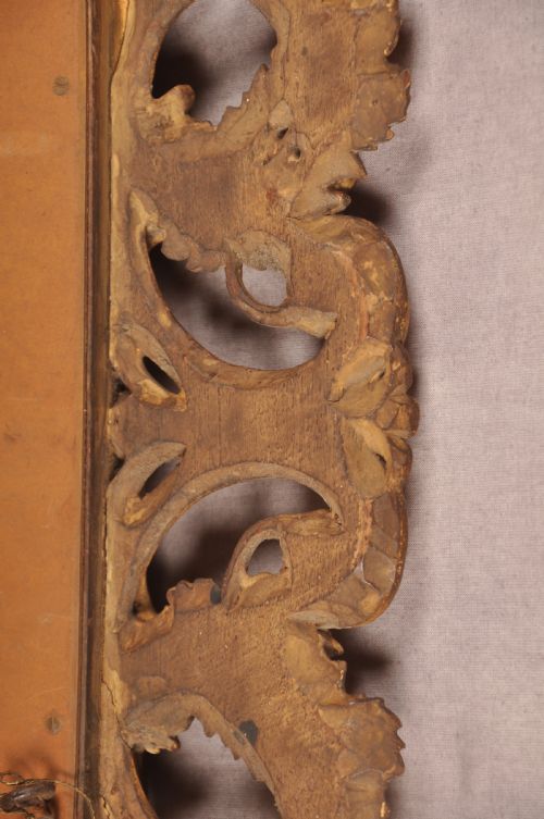 LARGE EARLY 19TH CENTURY FLORENTINE GILTWOOD MIRROR - ADDITIONAL PHOTO 9