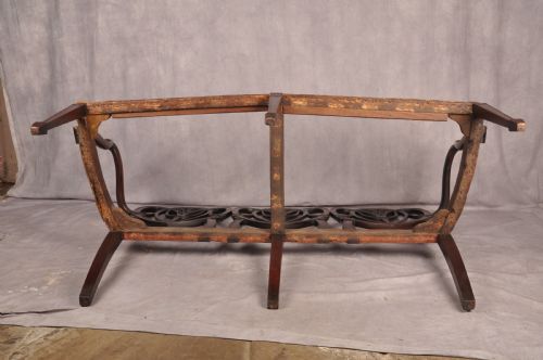 RARE 18TH CENTURY HEPPLEWHITE SETTEE - ADDITIONAL PHOTO 9