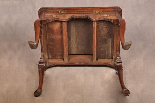 FINE EARLY 18TH CENTURY WALNUT SIDE TABLE LOWBOY - ADDITIONAL PHOTO 14