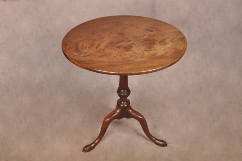 FINE 18TH CENTURY MAHOGANY TRIPOD TABLE - ADDITIONAL PHOTO 1