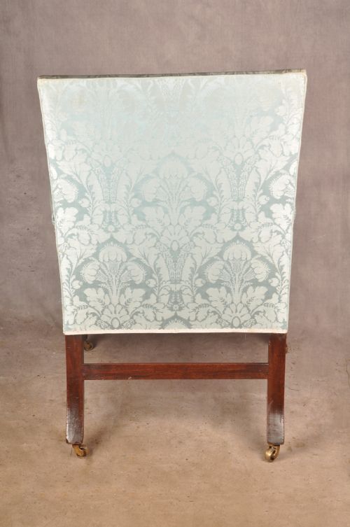 18TH CENTURY GAINSBOROUGH MAHOGANY LIBRARY CHAIR - ADDITIONAL PHOTO 3
