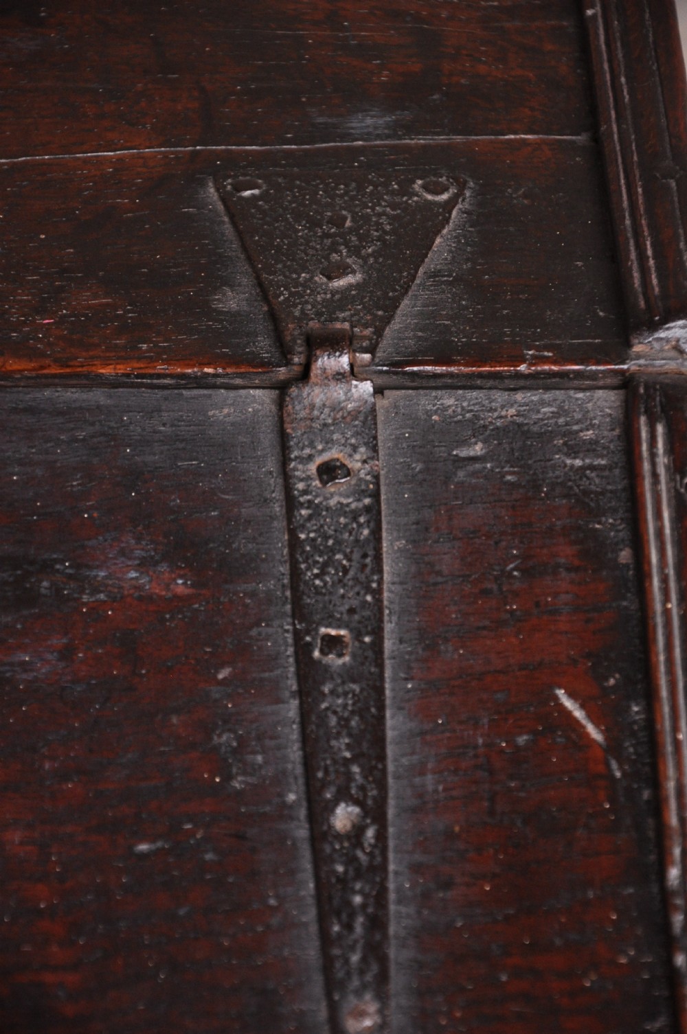 17th Century Oak Bible Box  View III