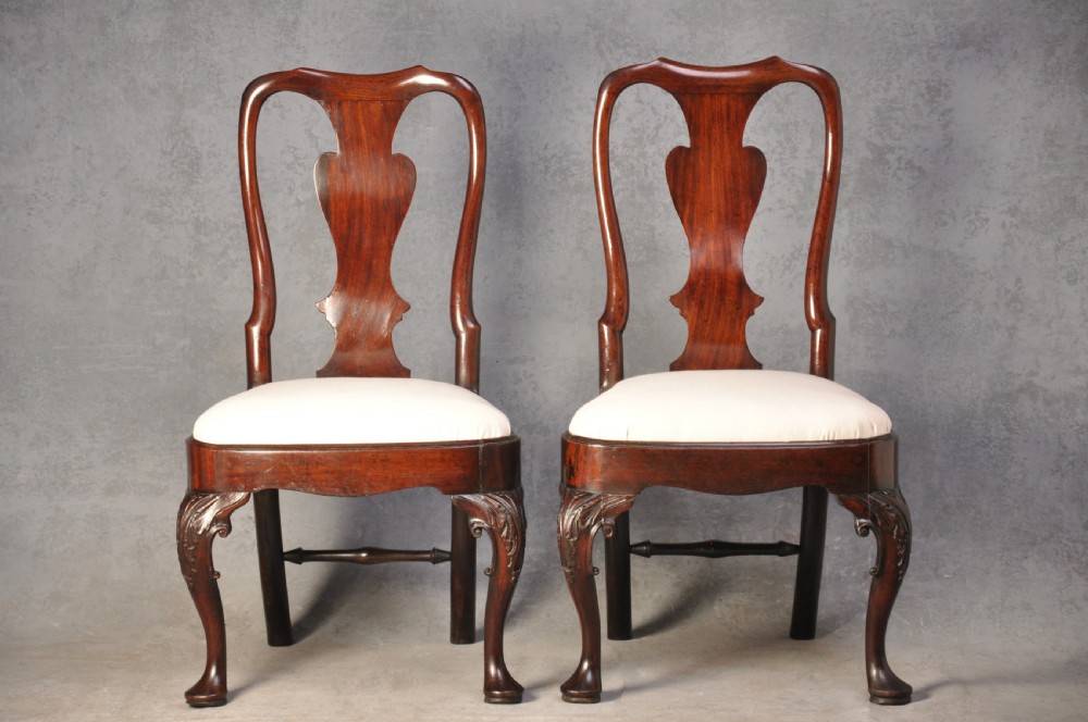 Fine Pair Of Early 18th Century Mahogany Side Chairs View VII