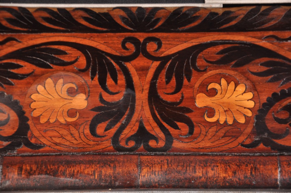 17th Century Walnut & Marquetry Mirror View II