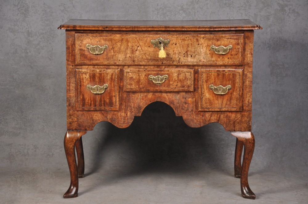Fine Early 18th Century Walnut Lowboy