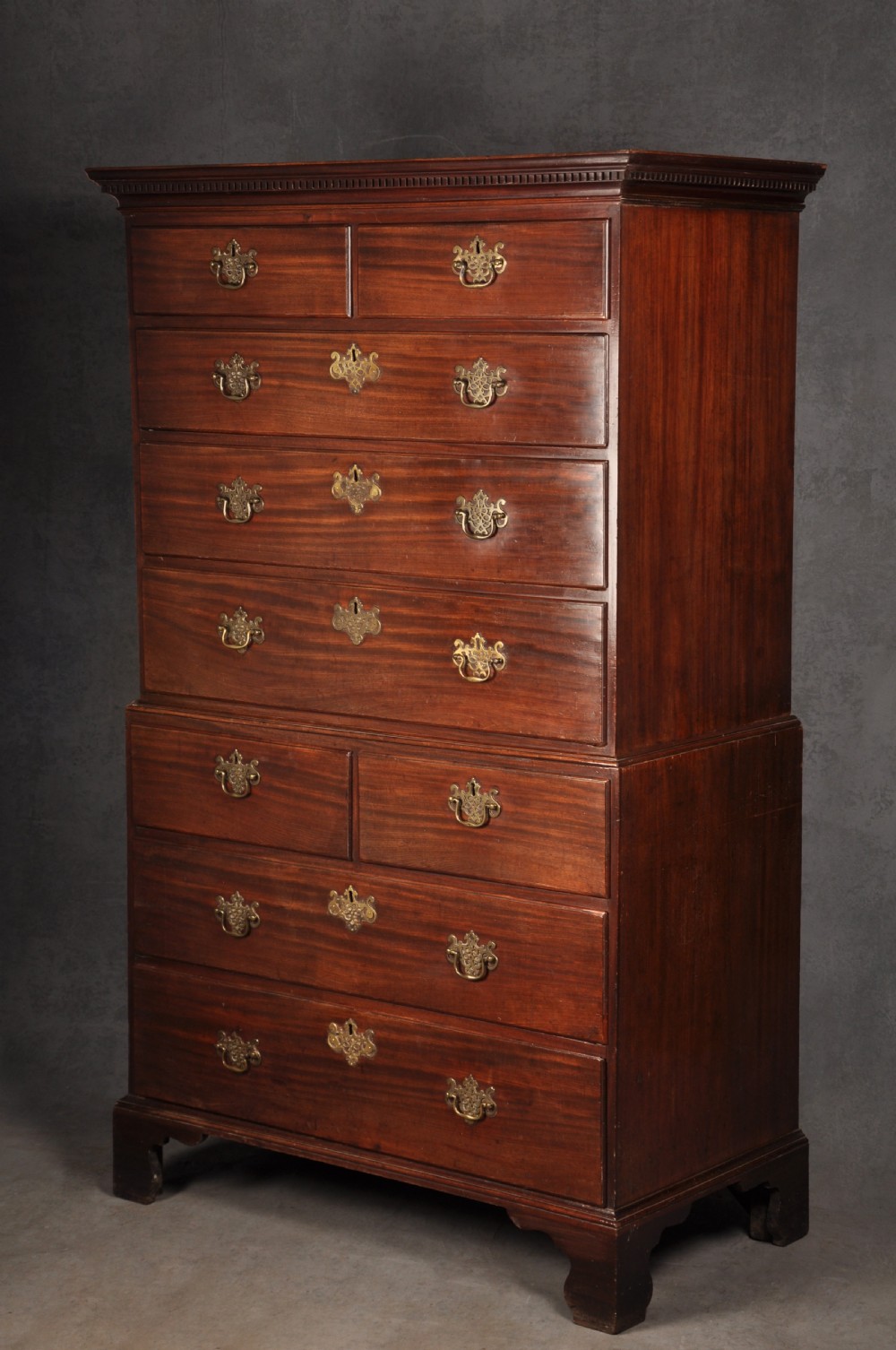 18th Century Mahogany Tallboy