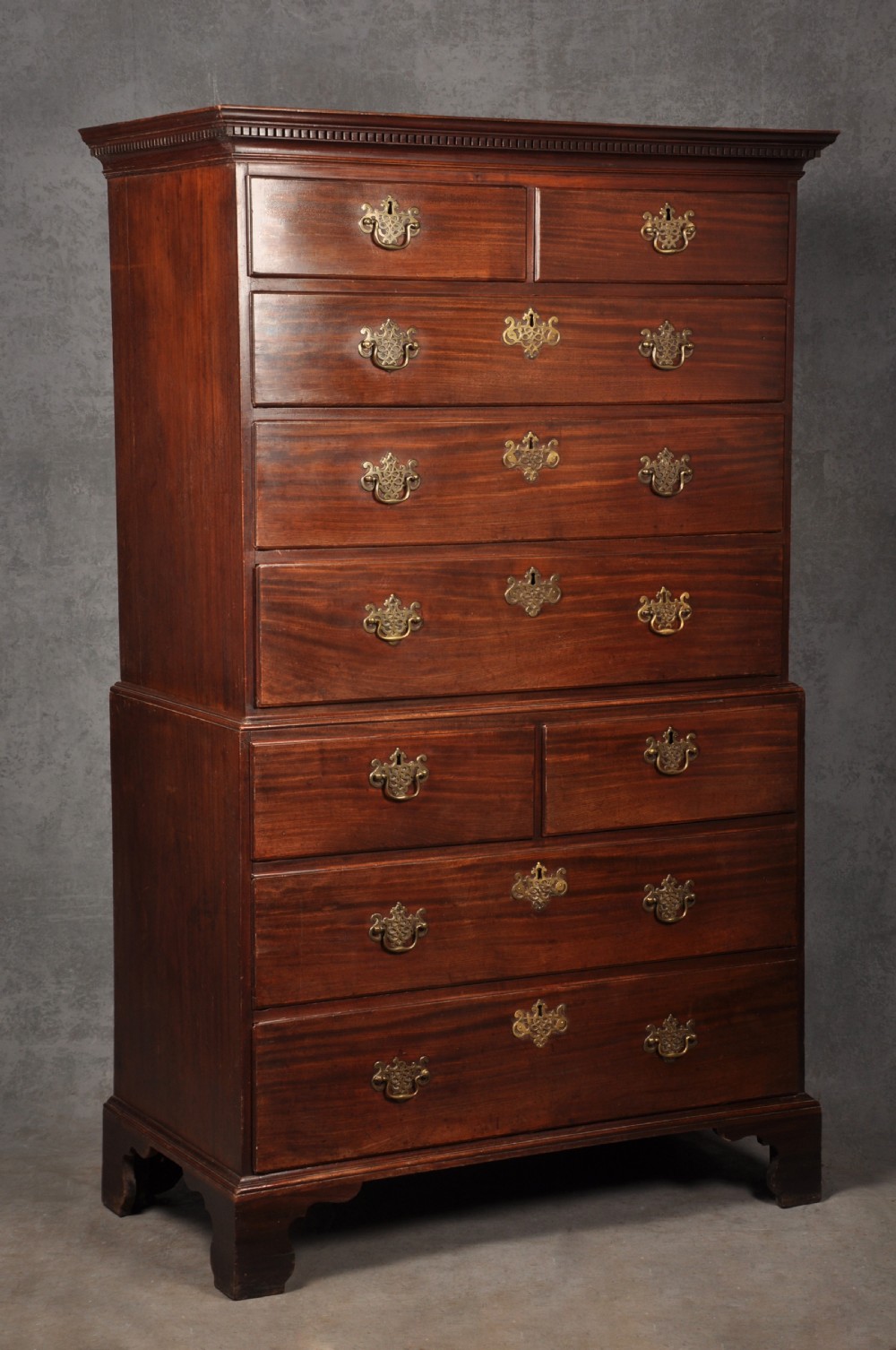 18th Century Mahogany Tallboy View XI