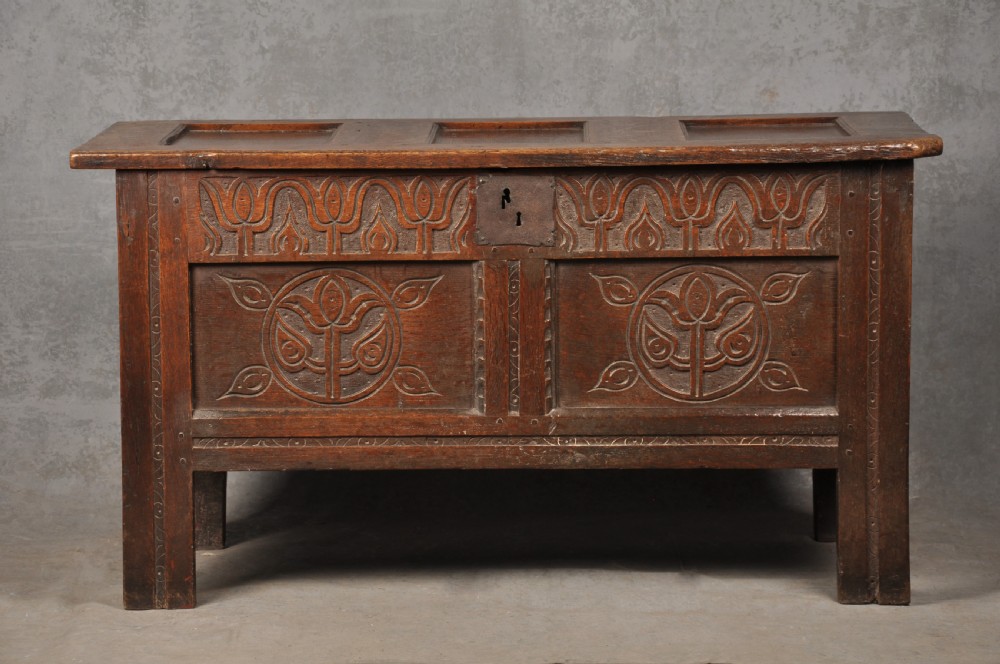 Small 17th Century Oak Coffer 