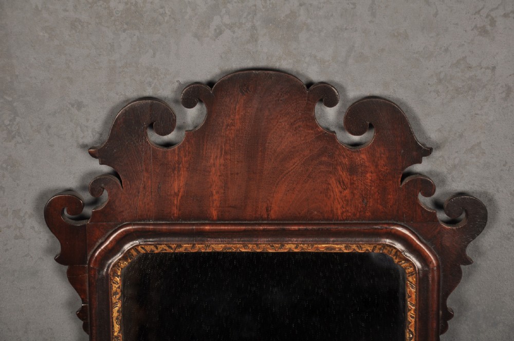 Small 18th Century Mahogany Chippendale Mirror View II