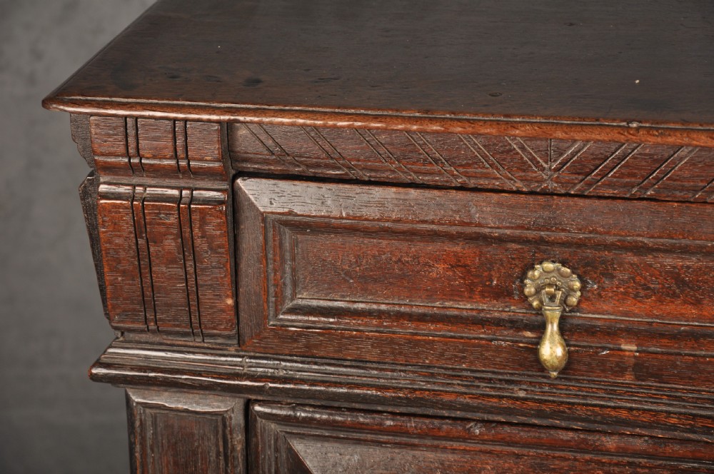 Charles II Oak Chest Of Drawers View II