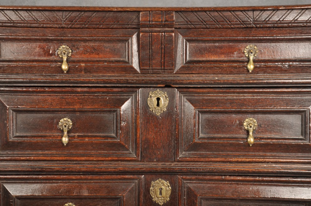 Charles II Oak Chest Of Drawers View V