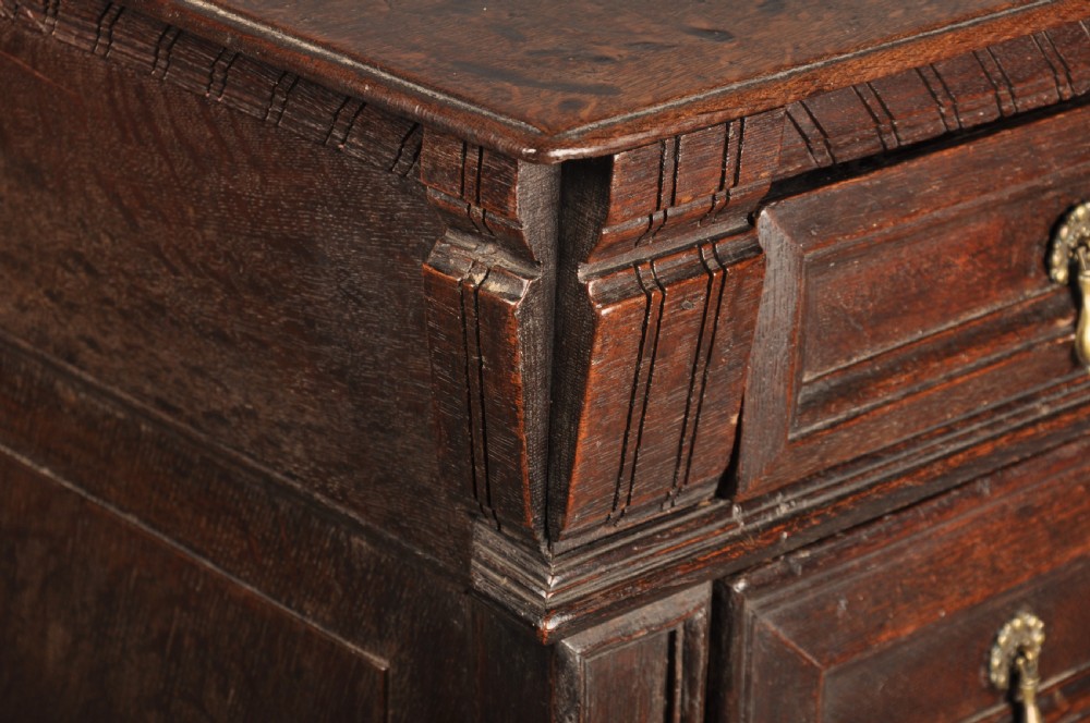 Charles II Oak Chest Of Drawers View VI