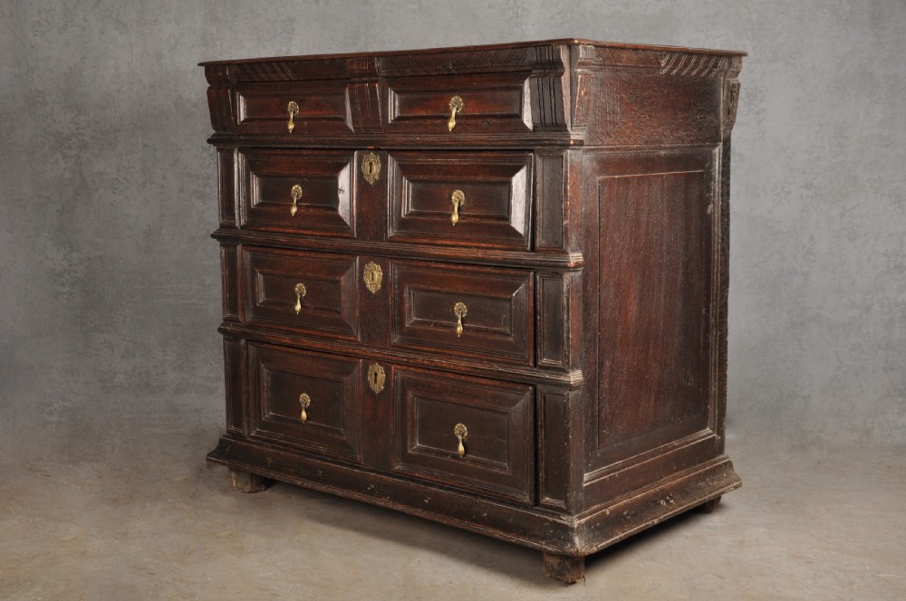 Charles II Oak Chest Of Drawers View XVI