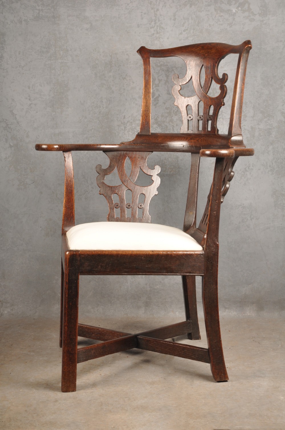 Fine 18th Century Oak Corner Chair View III