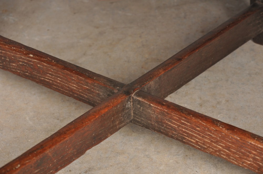 Fine 18th Century Oak Corner Chair View IX