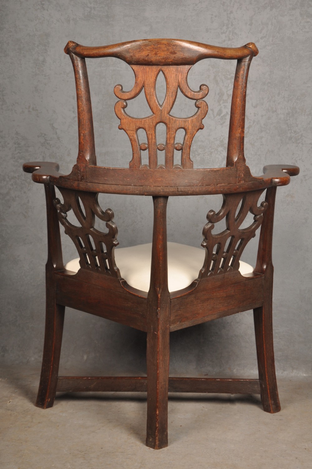 Fine 18th Century Oak Corner Chair View XII