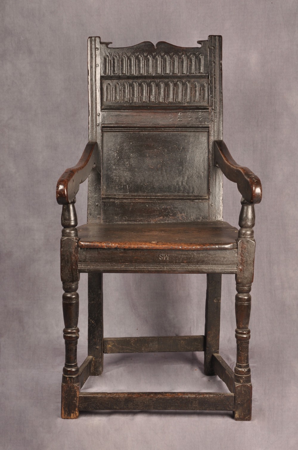 17th Century Oak Wainscot Chair View II