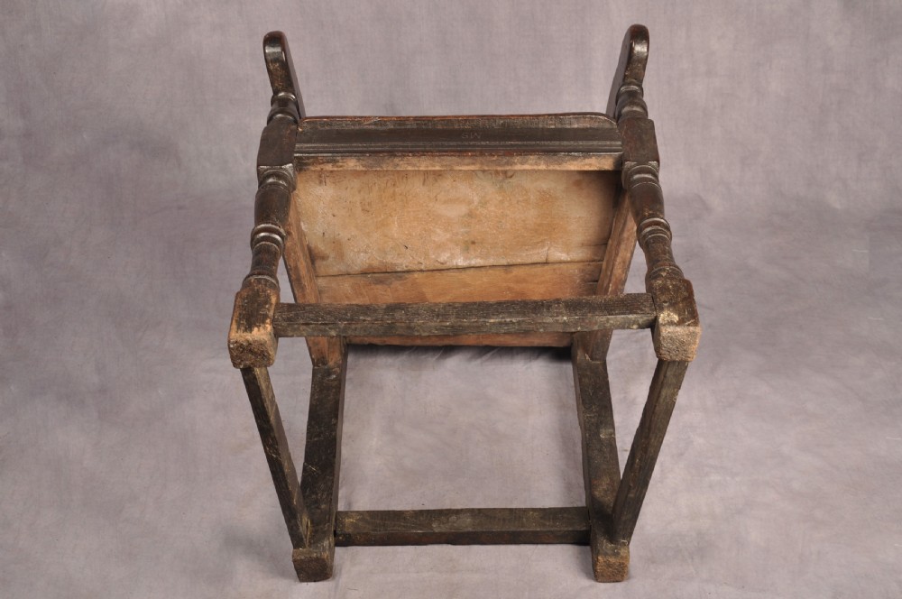 17th Century Oak Wainscot Chair View VIII