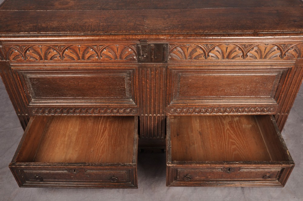 17th Century Oak Coffer View XI