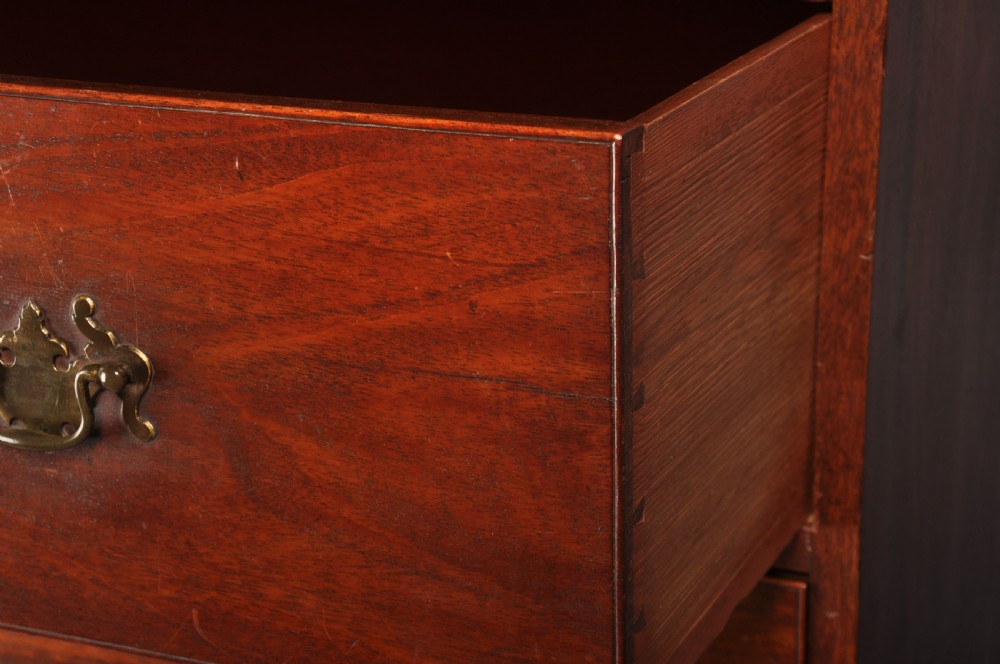 18th Century Mahogany Secretaire Tallboy View XI