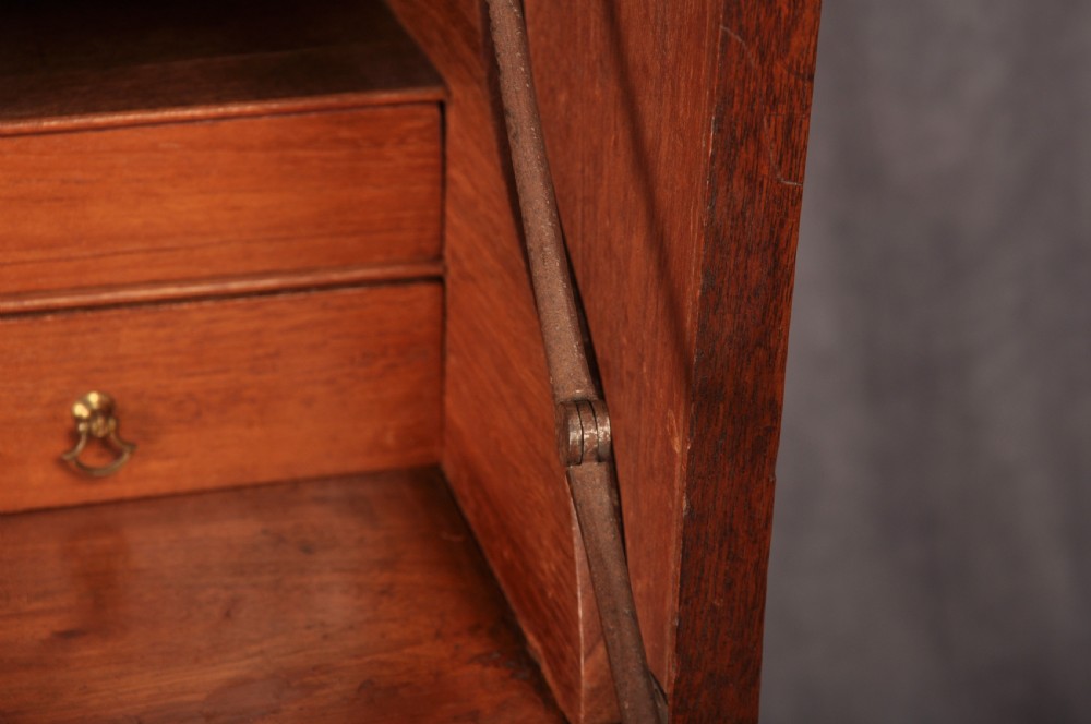 18th Century Mahogany Secretaire Tallboy View XIII