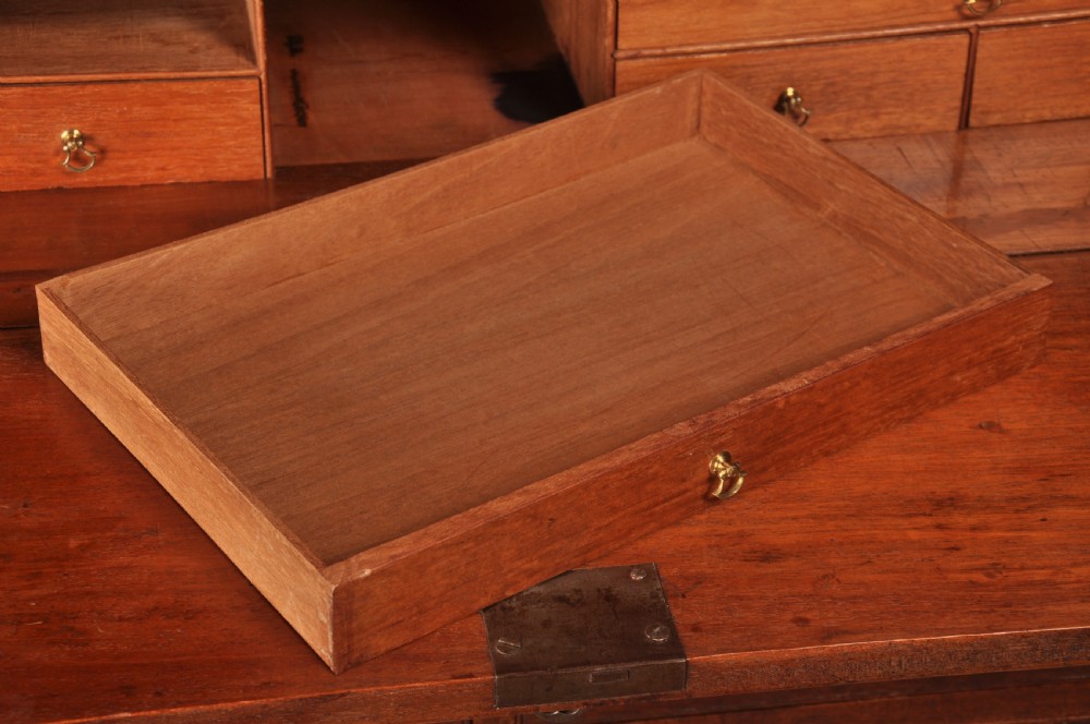 18th Century Mahogany Secretaire Tallboy View XIV
