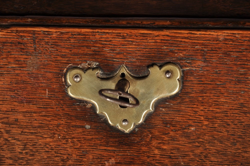 Small Early 18th Century Oak Bureau View IV