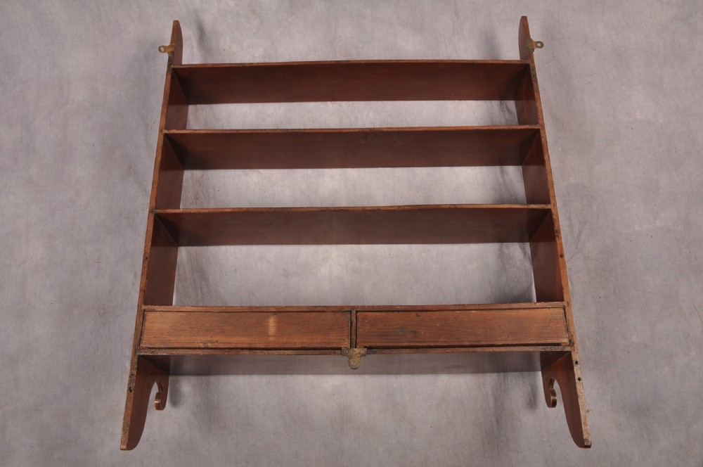 A Fine Set Of 18th Century Mahogany Hanging Shelfs View IX