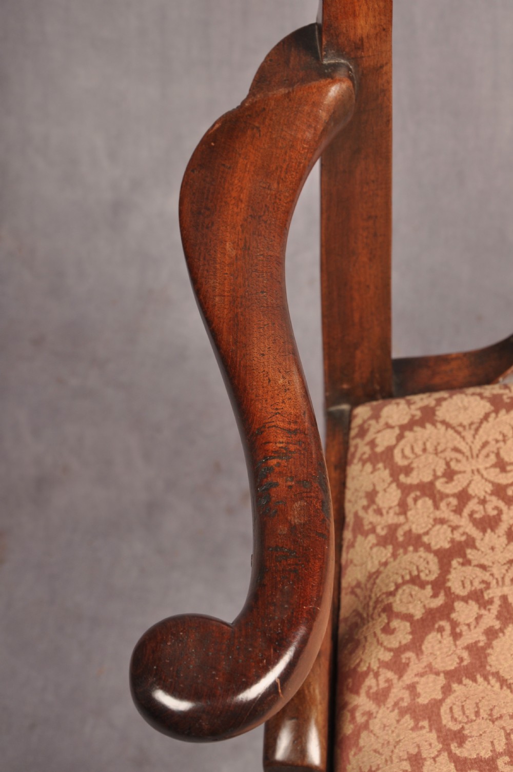 George II Mahogany Armchair View V