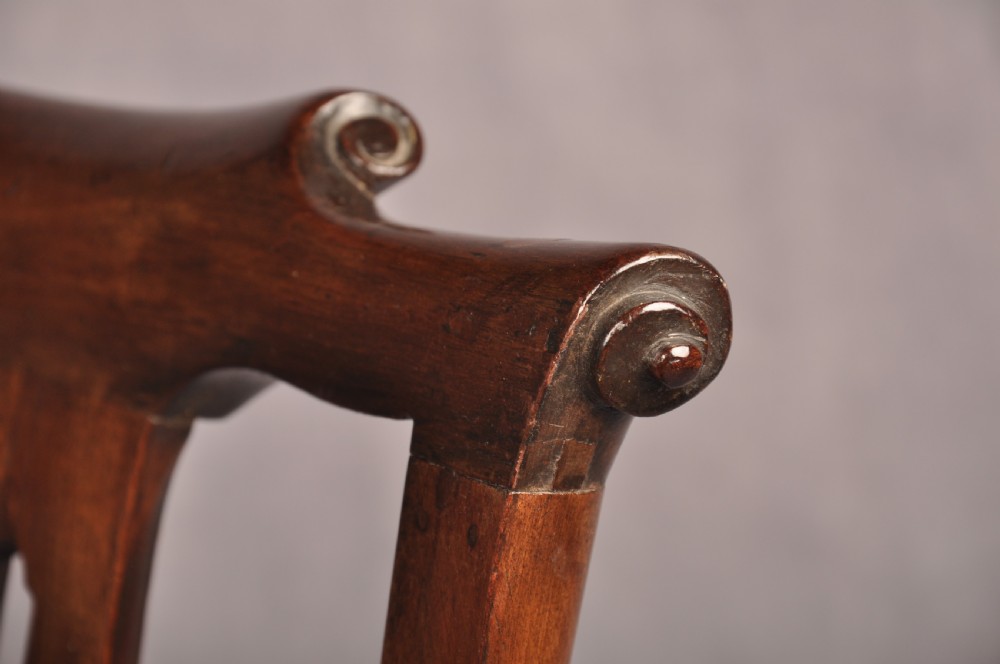 George II Mahogany Armchair View VIII