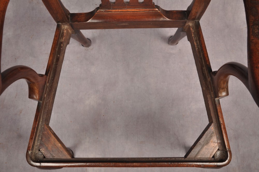 George II Mahogany Armchair View X