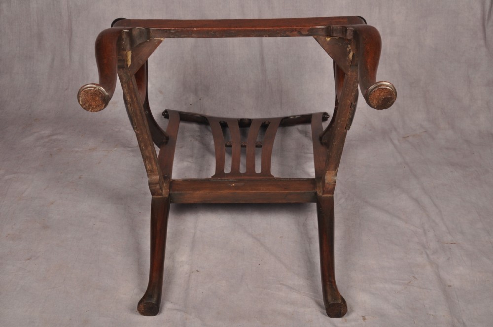 George II Mahogany Armchair View XI