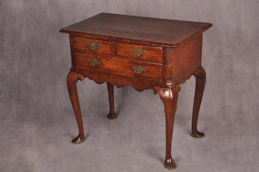 Fine George I Oak Lowboy View III