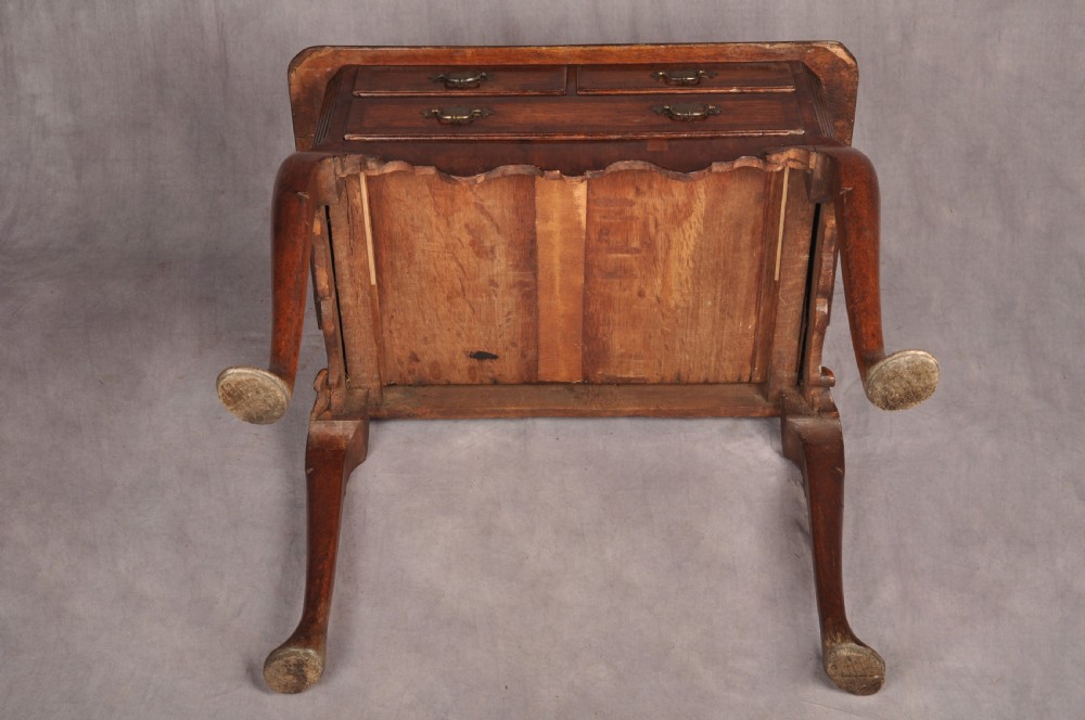 Fine George I Oak Lowboy View VIII