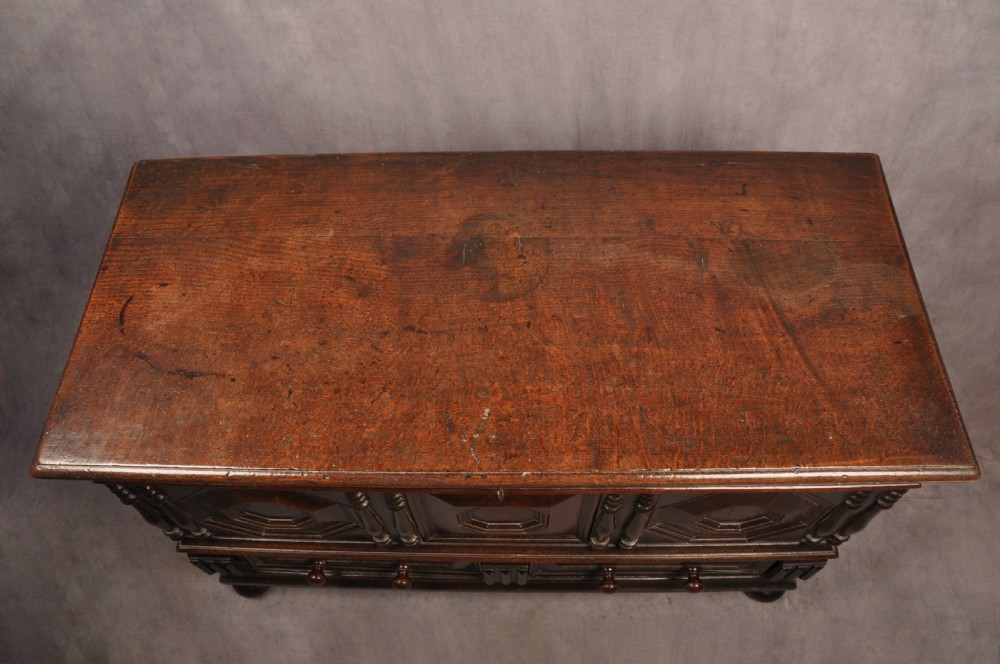 17th Century Oak Mule Kist View VIII