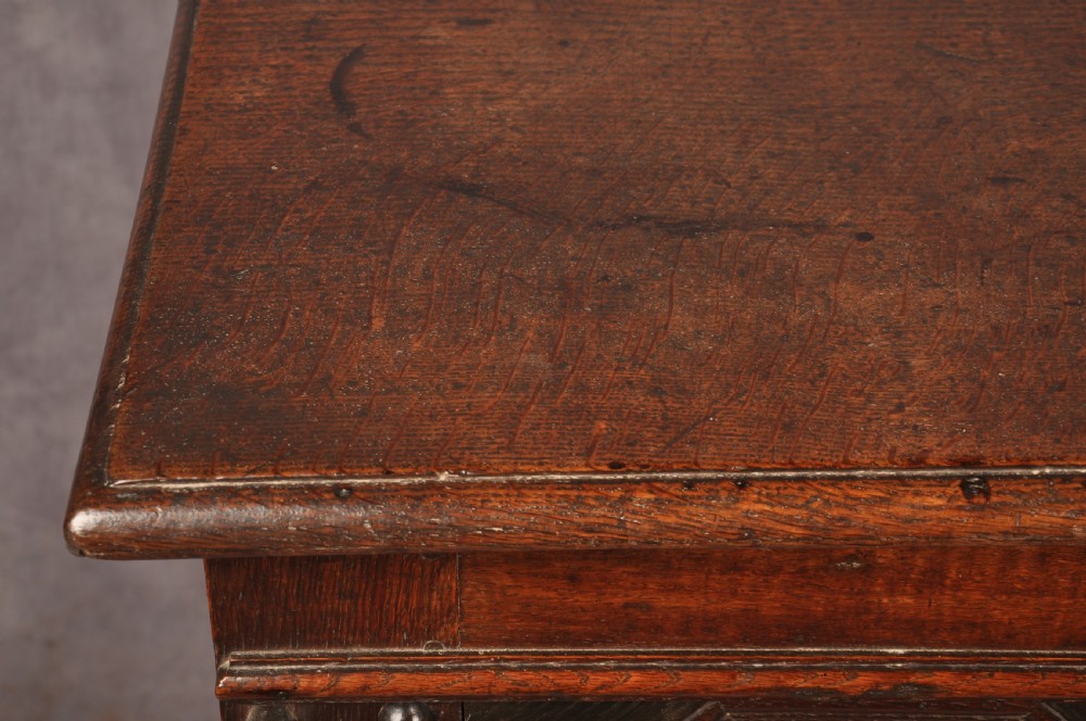 17th Century Oak Mule Kist View X