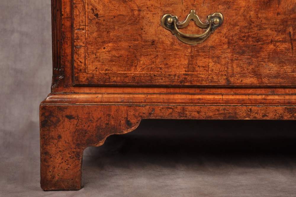Fine Early 18th Century Walnut Bureau  View V