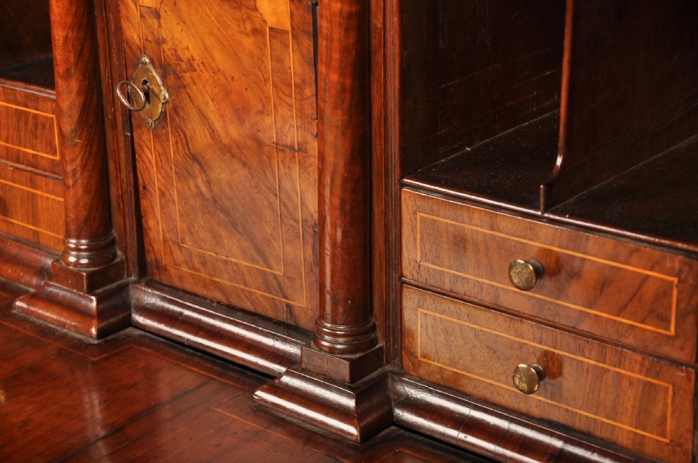 Fine Early 18th Century Walnut Bureau  View XIV