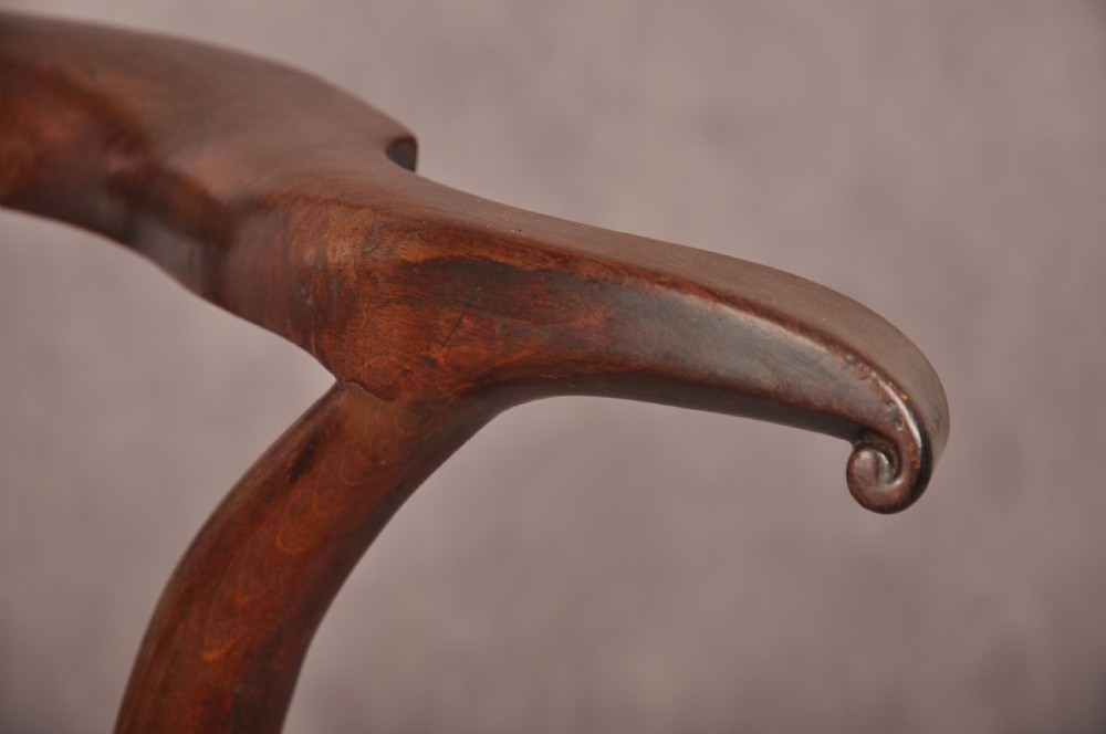 Fine & Rare 18th Century Irish Mahogany Armchair  View VIII
