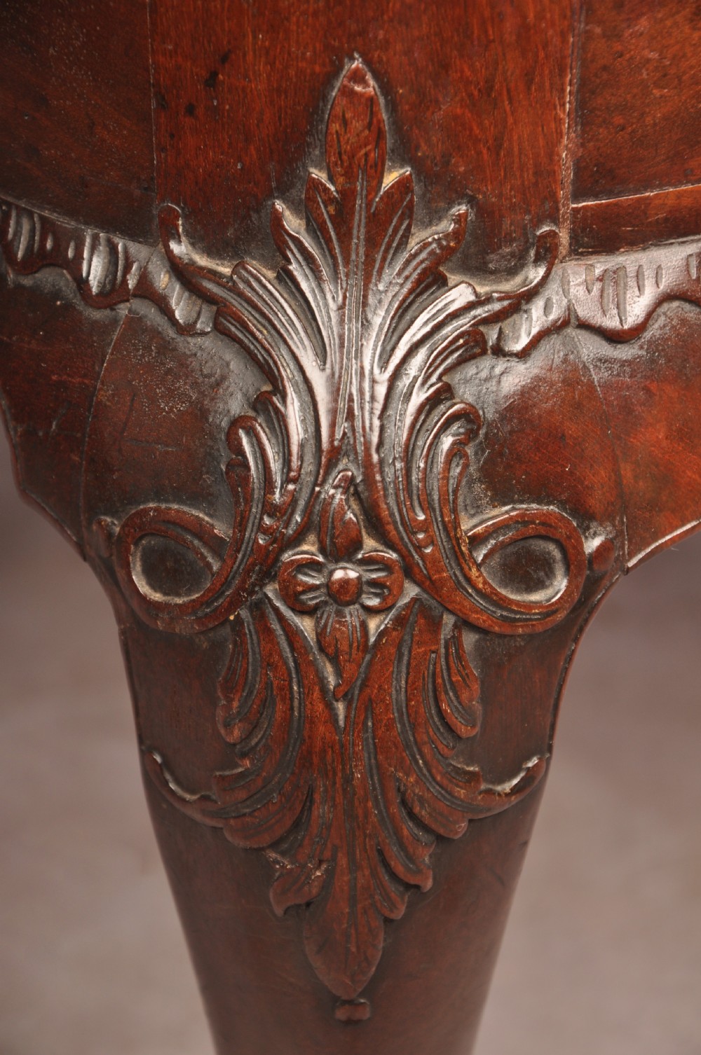 Fine & Rare 18th Century Irish Mahogany Armchair  View XV