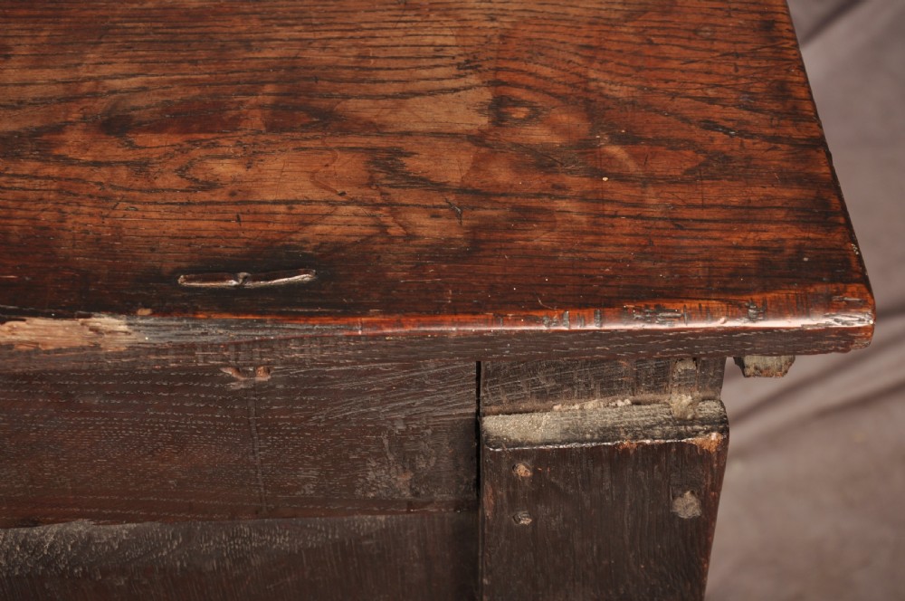 17th century Oak Coffer  View XVII