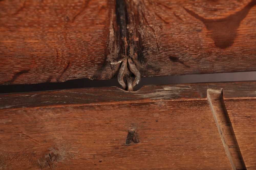 Rare 17th Century Dorset Oak Coffer View VIII