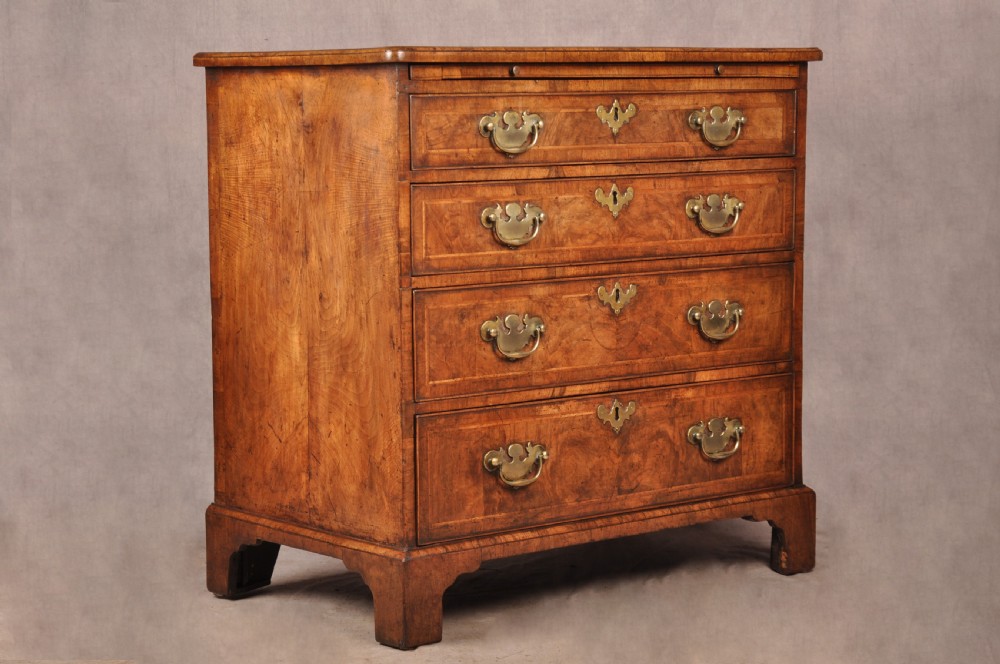 Small 18th Century Walnut Chest Of Drawers  View II