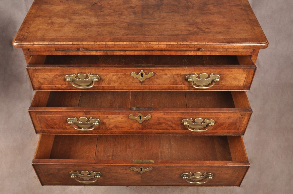 Small 18th Century Walnut Chest Of Drawers  View IX