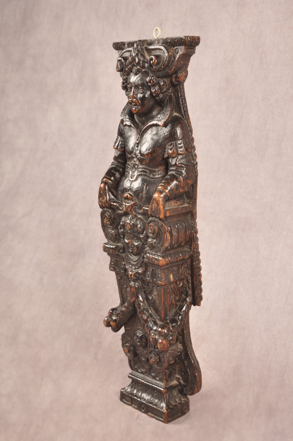 A Very Fine Pair Of 17th Century Oak Carved Figures  View VIII