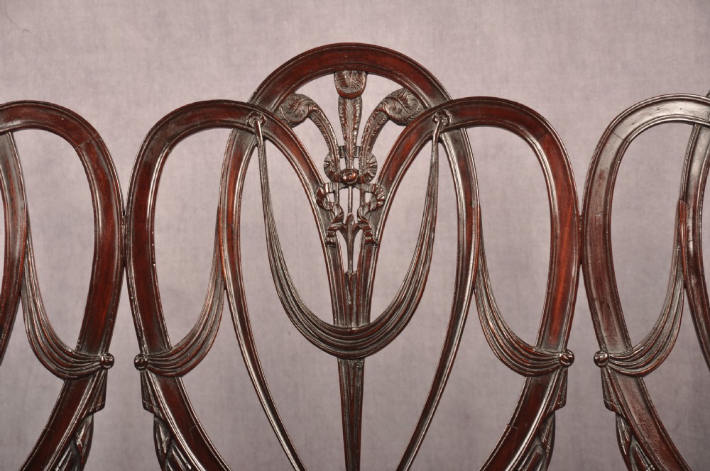 Rare 18th Century Hepplewhite Settee  View II