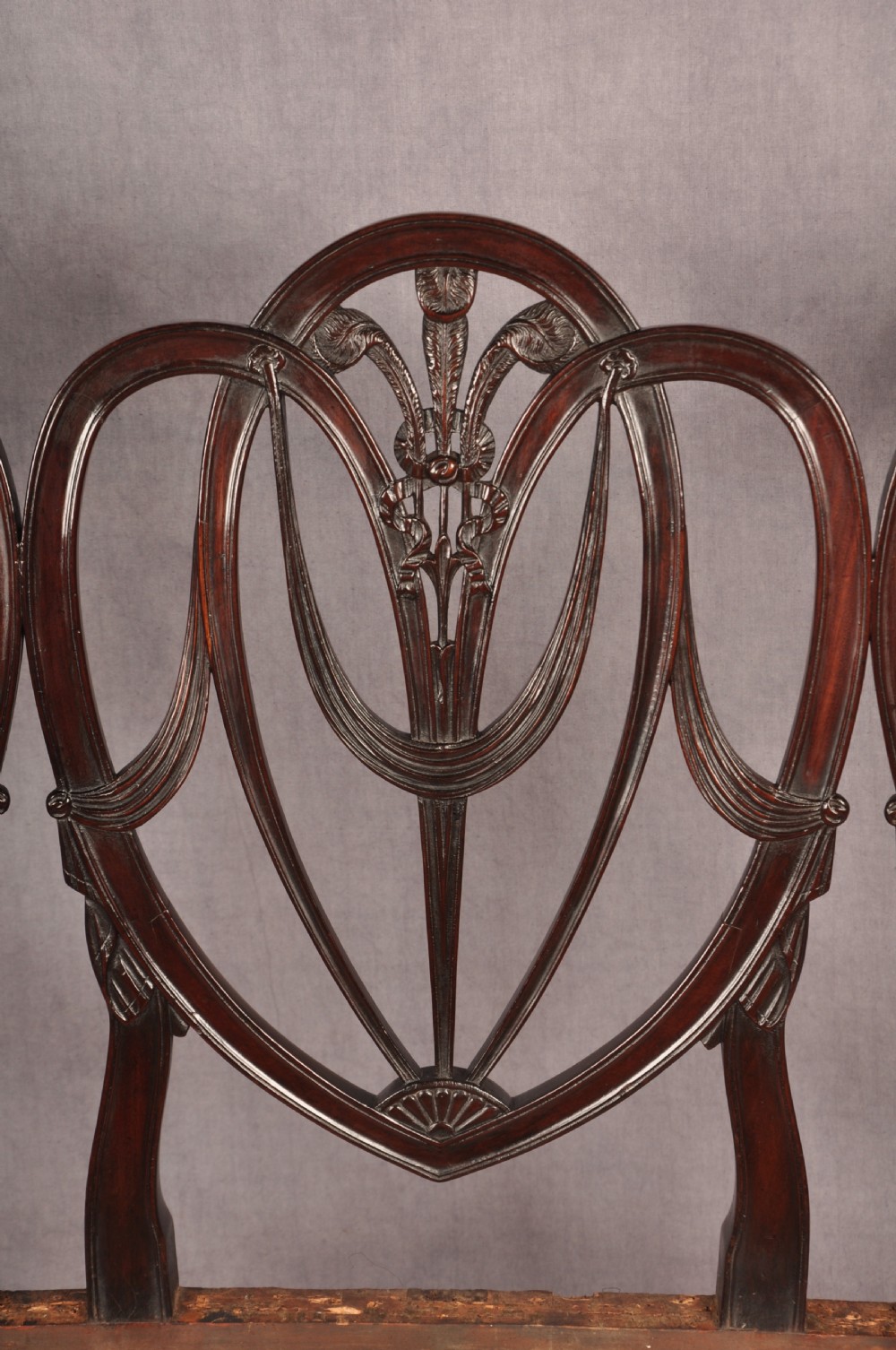 Rare 18th Century Hepplewhite Settee  View III