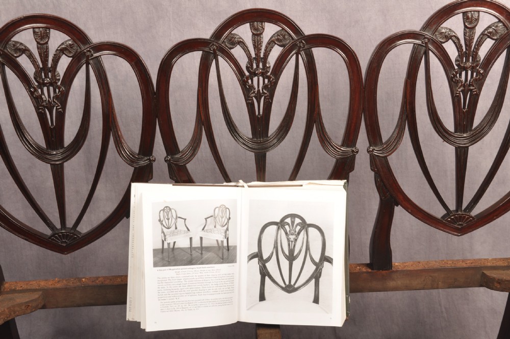 Rare 18th Century Hepplewhite Settee  View XVII