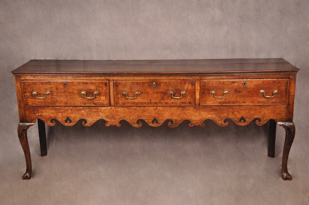  Mid 18th Century Oak Dresser Base